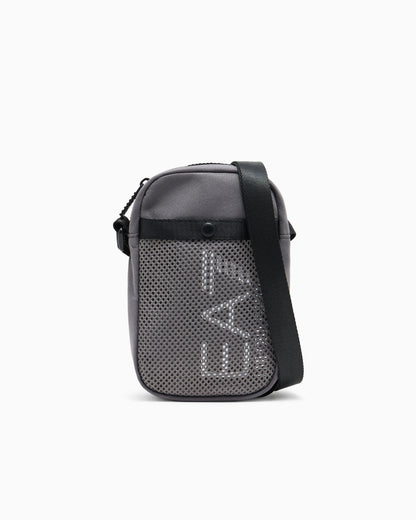 EA7 Shoulder bag in technical fabric with printed logo
