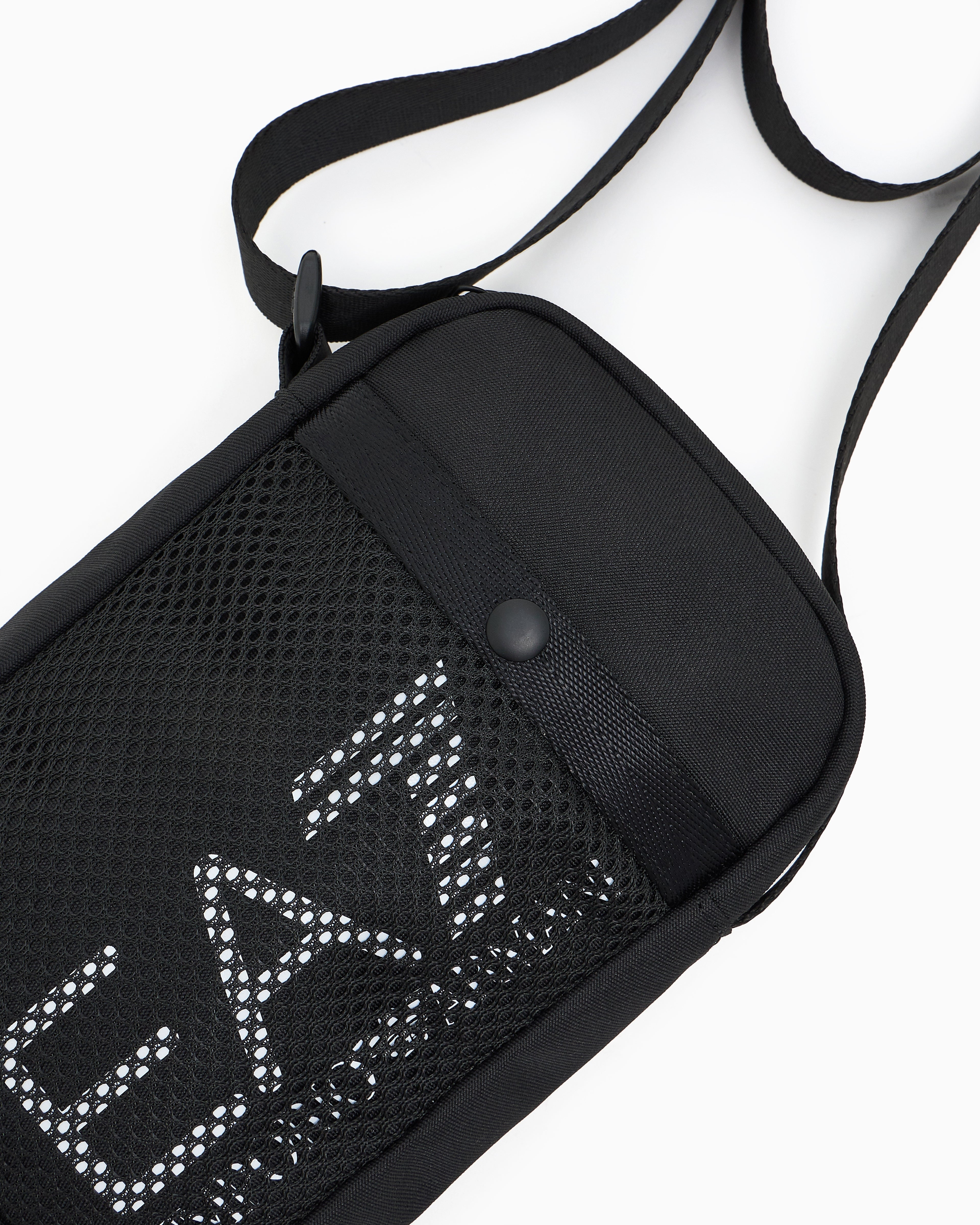 EA7 Shoulder bag in technical fabric with printed logo
