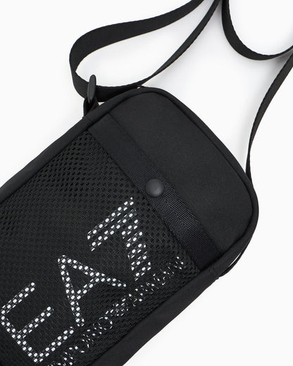 EA7 Shoulder bag in technical fabric with printed logo