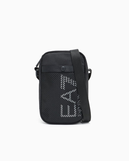 EA7 Shoulder bag in technical fabric with printed logo