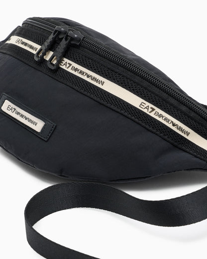 EA7 Logo Series nylon belt bag