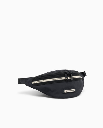 EA7 Logo Series nylon belt bag