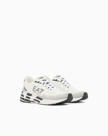 Ea7 Crusher Distance Knit 2.0 Sneakers White