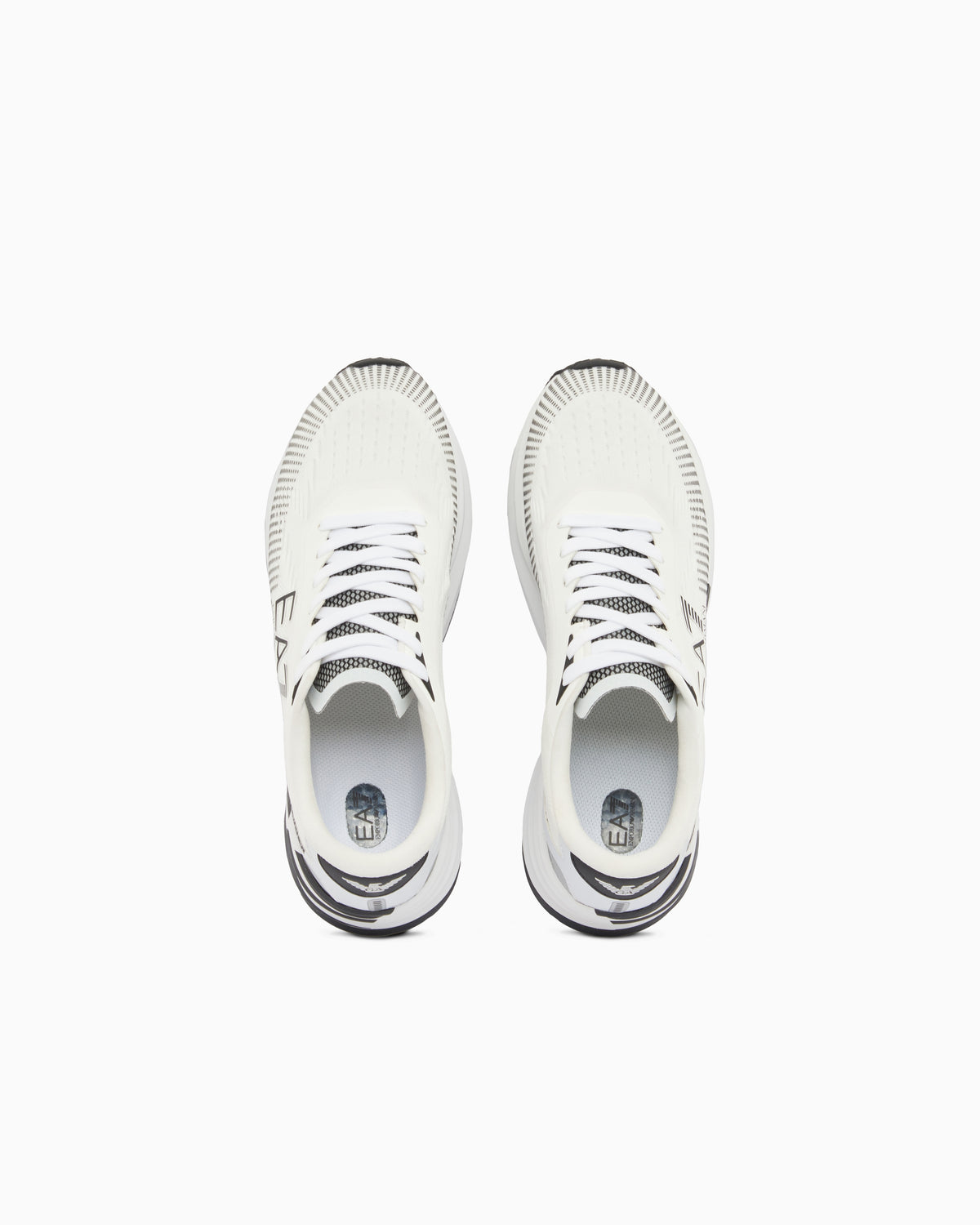 Ea7 Sneakers Crusher Distance In Mesh With Reflective Details White