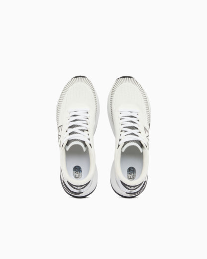 Ea7 Sneakers Crusher Distance In Mesh With Reflective Details White