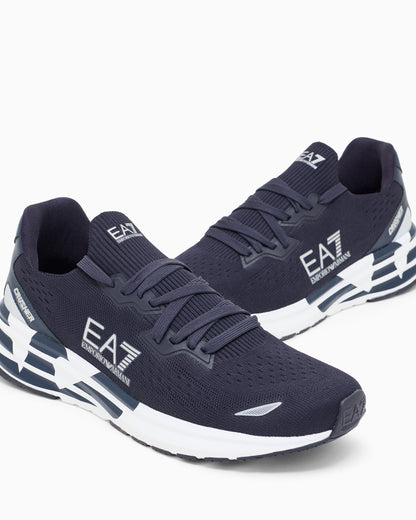 Ea7 Crusher Distance Knit 2.0 Sneakers Blue