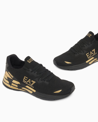 Ea7 Crusher Distance Knit 2.0 Sneakers Black