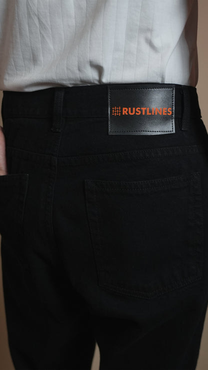 CLASSIC BLACK DENIM MEN'S JEANS
