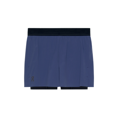 On 3" Performance 2/1 Shorts Acai | Black (Women'S)