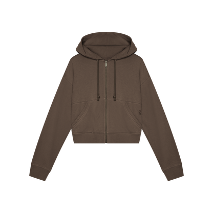 On Club Collective Full Zip Hoodie Fka Espresso (Women'S)