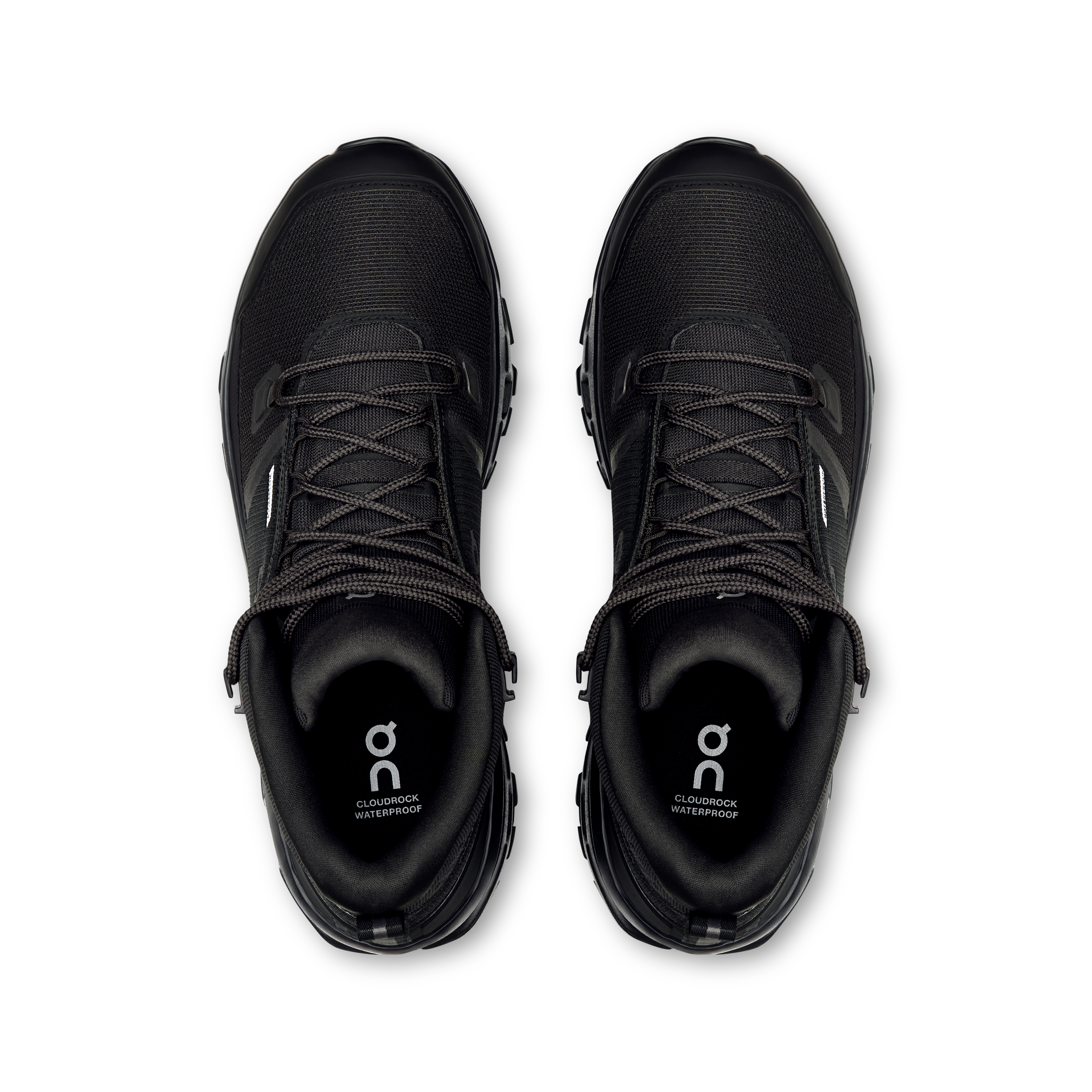 On Cloudrock Mid Waterproof Black Black