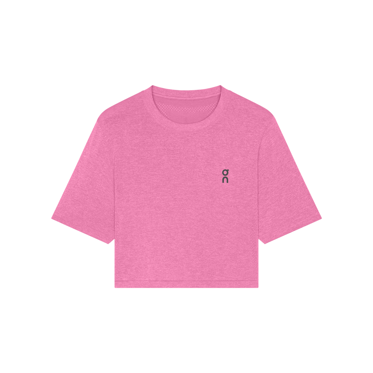 On Train Flex-T Crop Bubblegum Heather (Women'S)