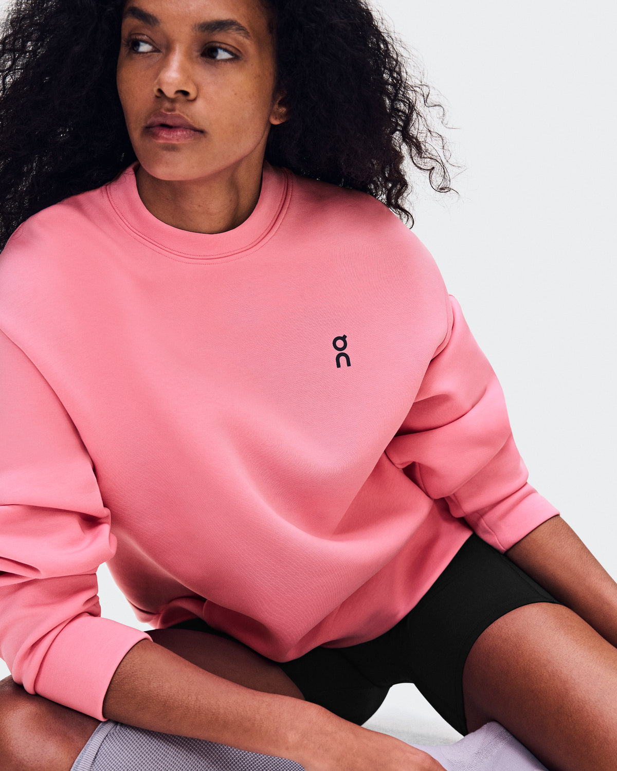On Focus Tech Crew Magnolia (Women'S)