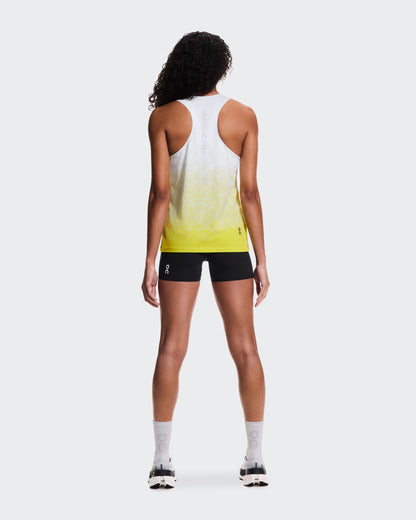 On Zero Singlet White | Lime (Women'S)