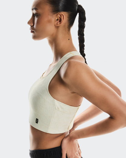 On Pace Pocket Bra Taupe (Women'S)