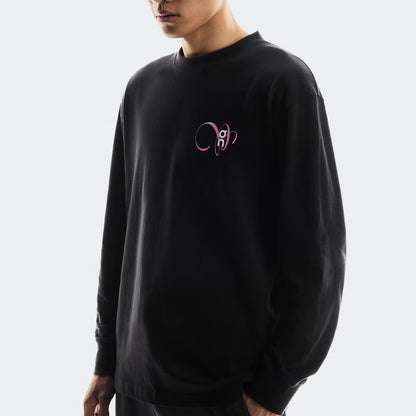 On Club Long-T Graphic Black