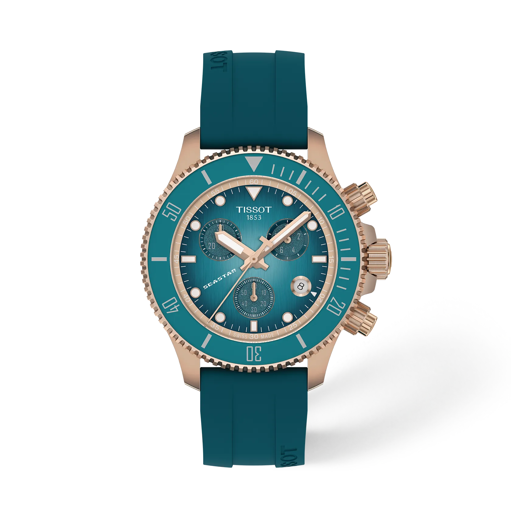 Seiko Tissot Seastar 1000 Quartz Chronograph 38Mm T1202173704100