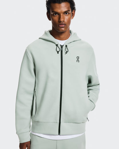 On Focus Tech Zip Hoodie Mineral