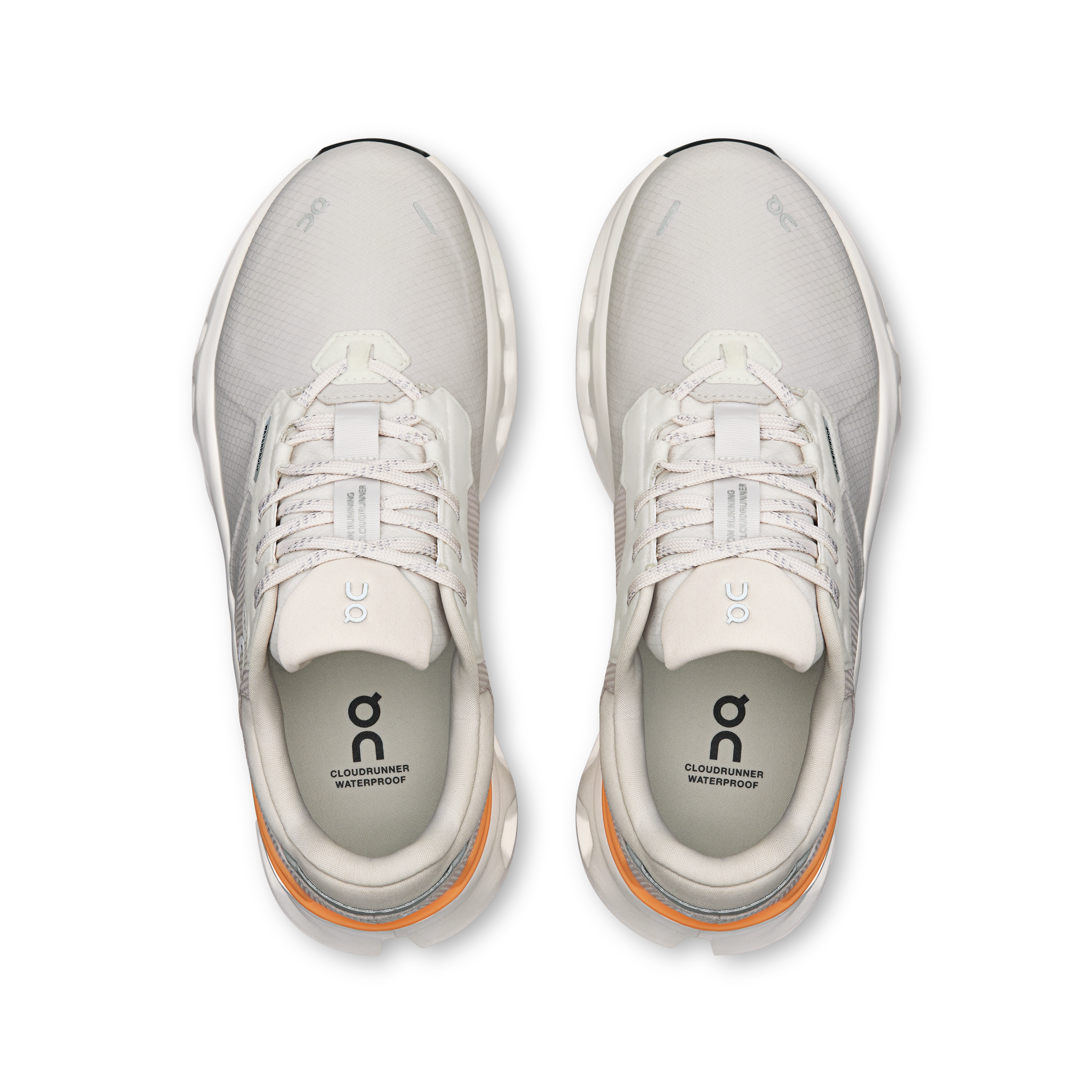 on running cloudrunner 2 waterproof wolf tangerine (women's)