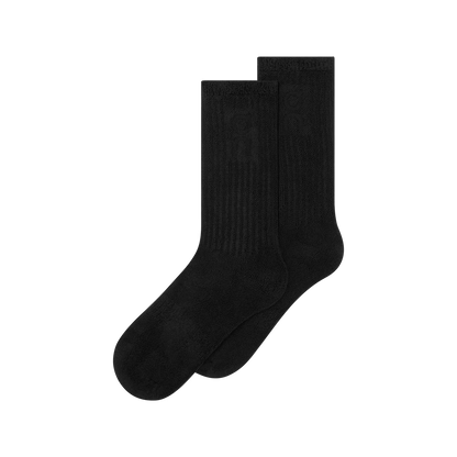 On Terry Sock High Black