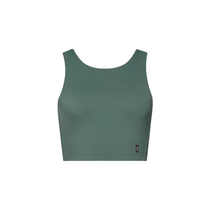 On Core 2-In-1 Crop Olive (Women'S)