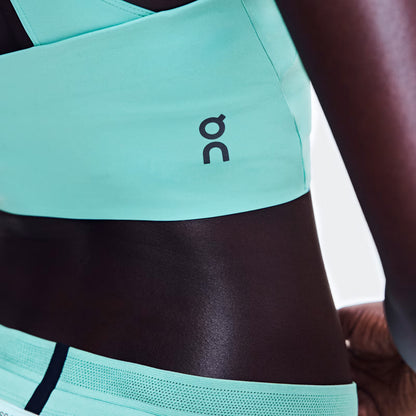 On Performance Crop Aquamarine (Women'S)