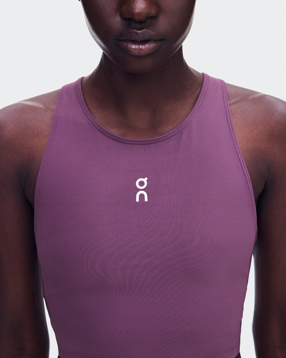 On Court Crop Top Cassis (Women'S)
