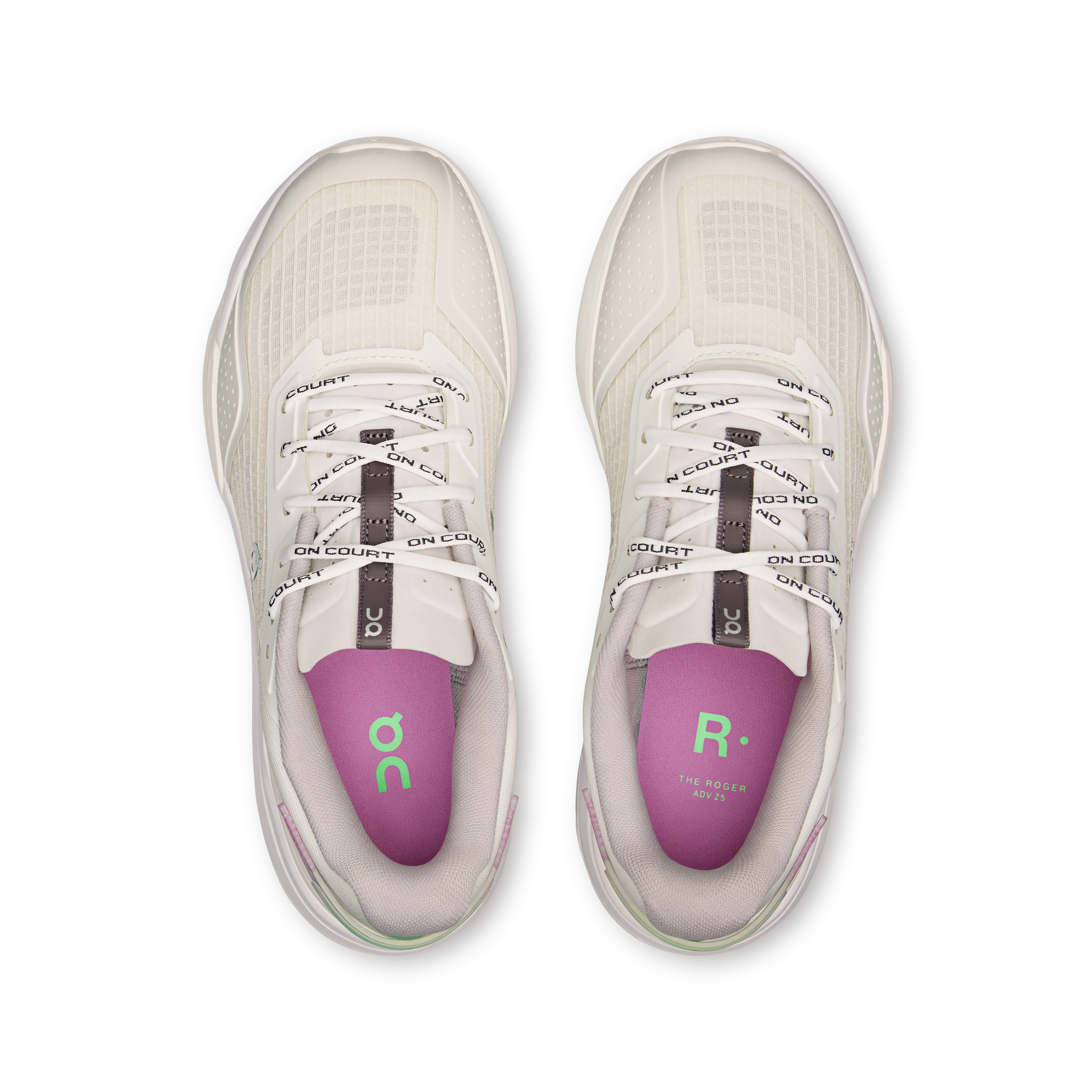on running the roger adv z5 white ivory (women's)
