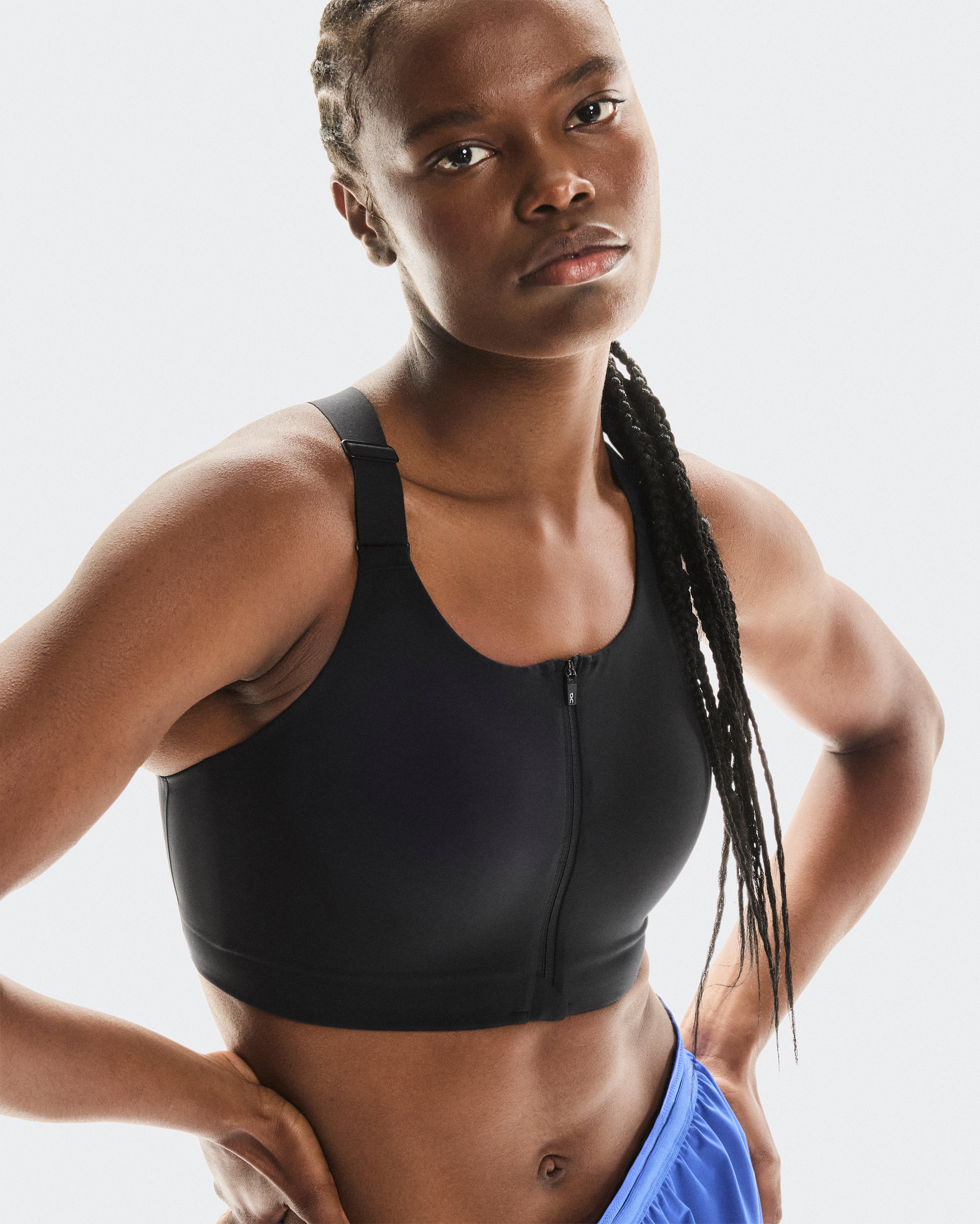 On Endurance Bra Zip Black (Women's)
