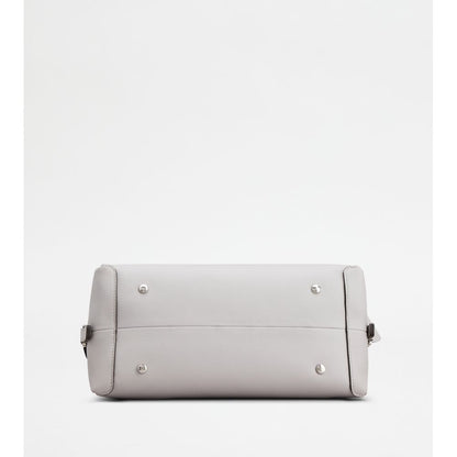 Tods Darsena In Leather Small Grey