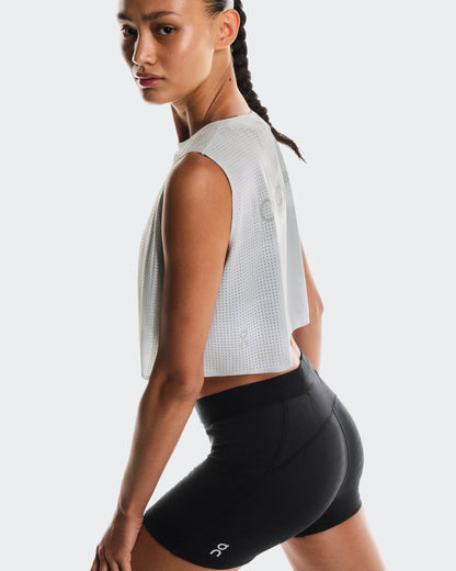 On Pace Tank Glacier | White (Women'S)