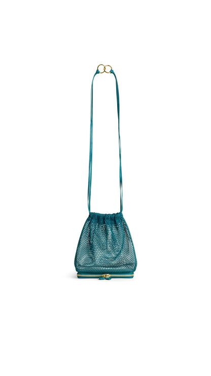 Alaïa Le Pochon Bag In Fishnet
