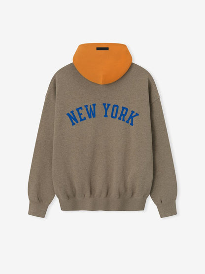 Essentials Knicks Sport Hoodie Homestead Heather/Orange