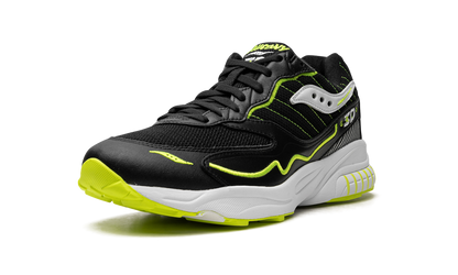 Saucony 3D Grid Hurricane Black Acid Yellow