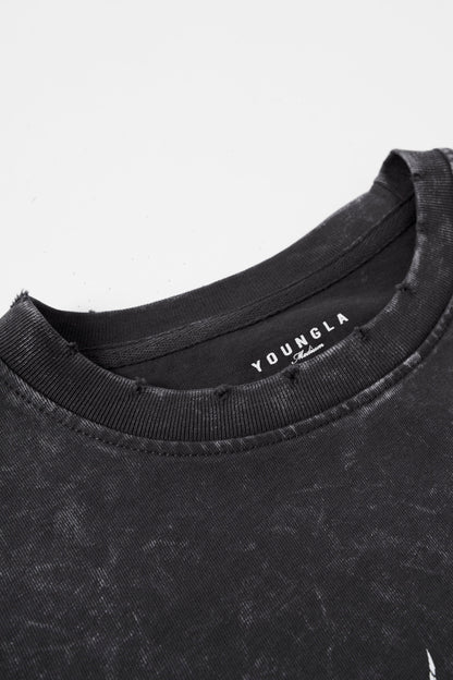 YoungLA 8006 - Shadow Twofer Longsleeves Charcoal Wash