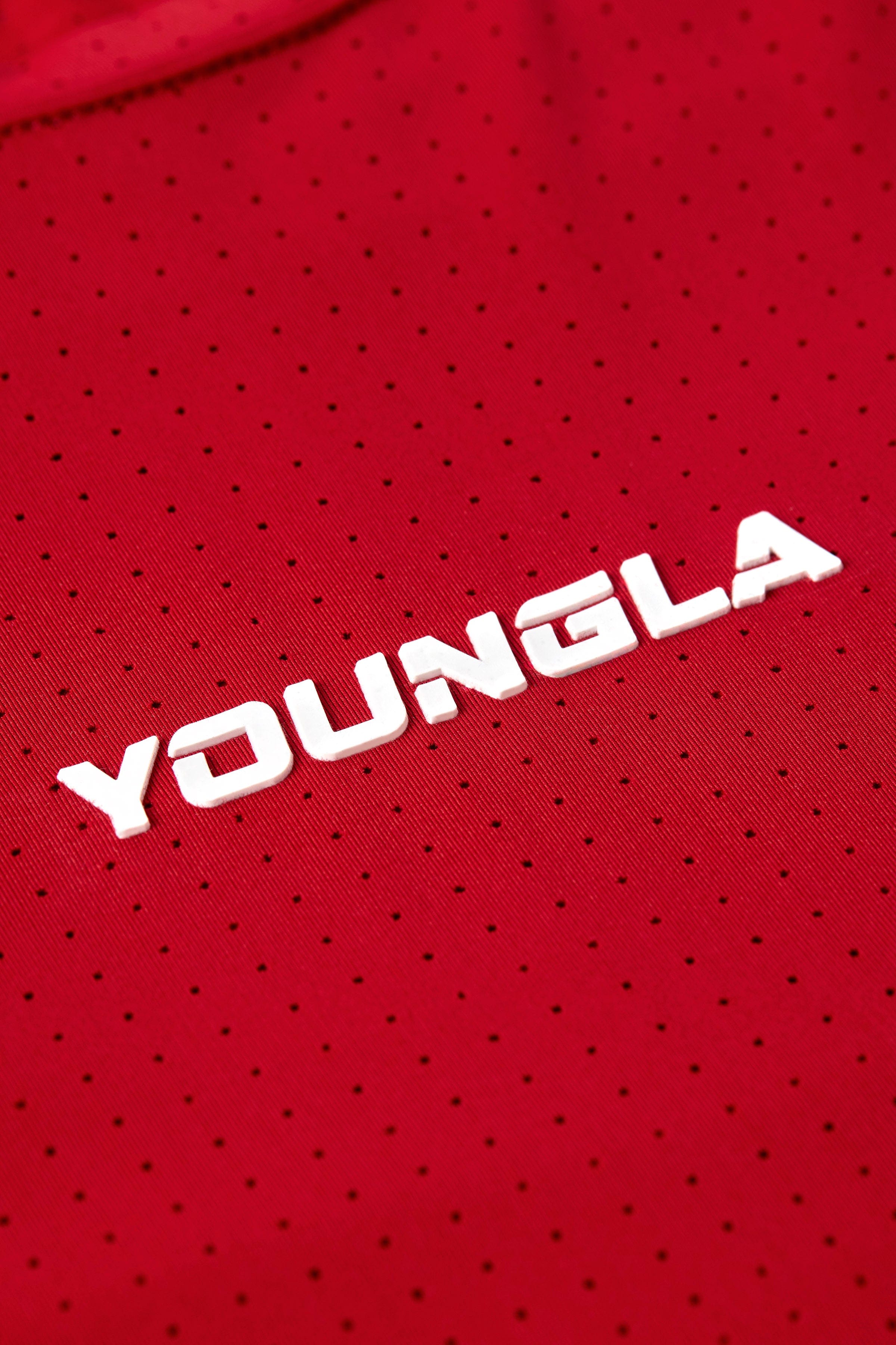YoungLA 8013 - Aeromesh Longsleeves Red