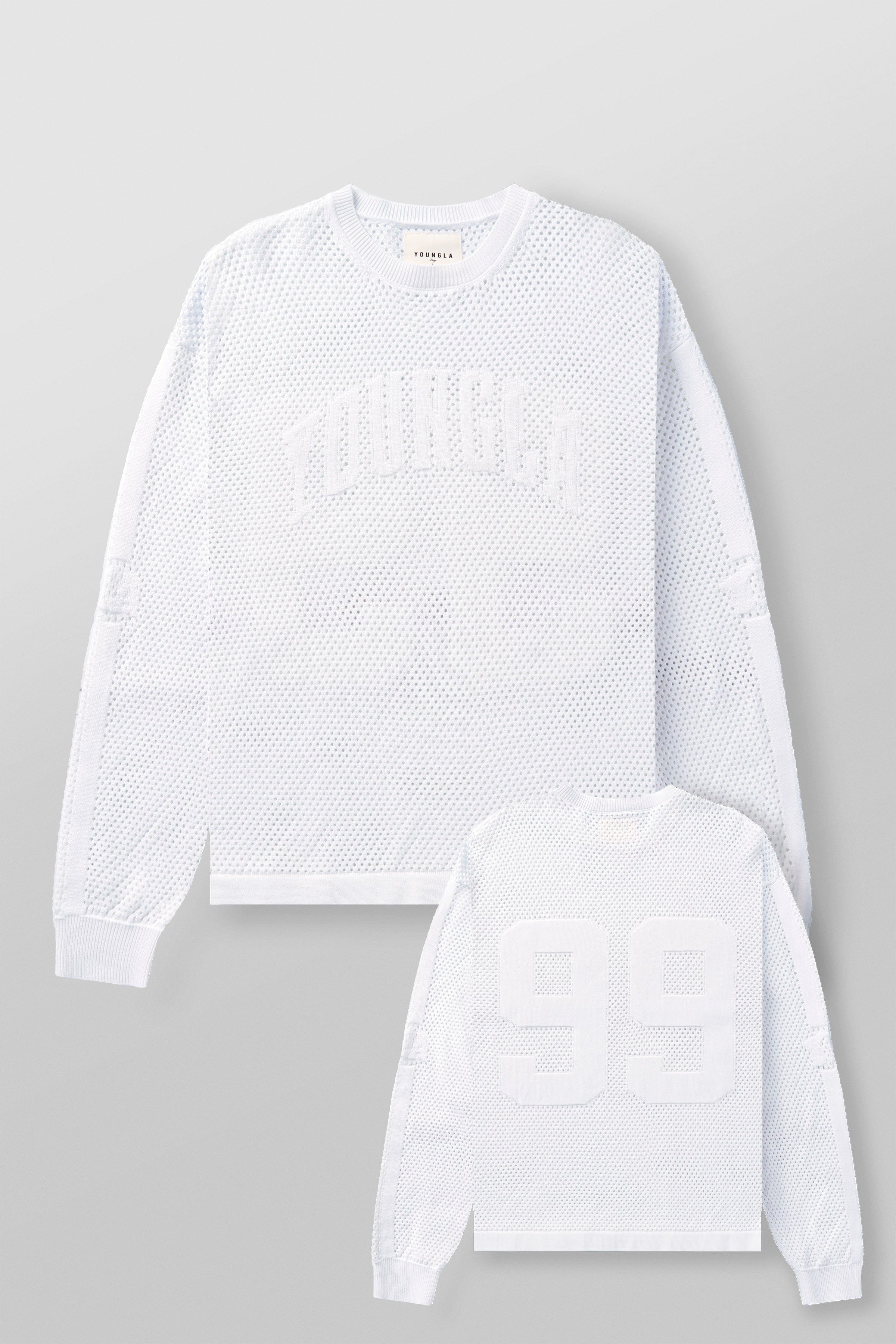 YoungLA 8016 - 99 Knit Longsleeves White