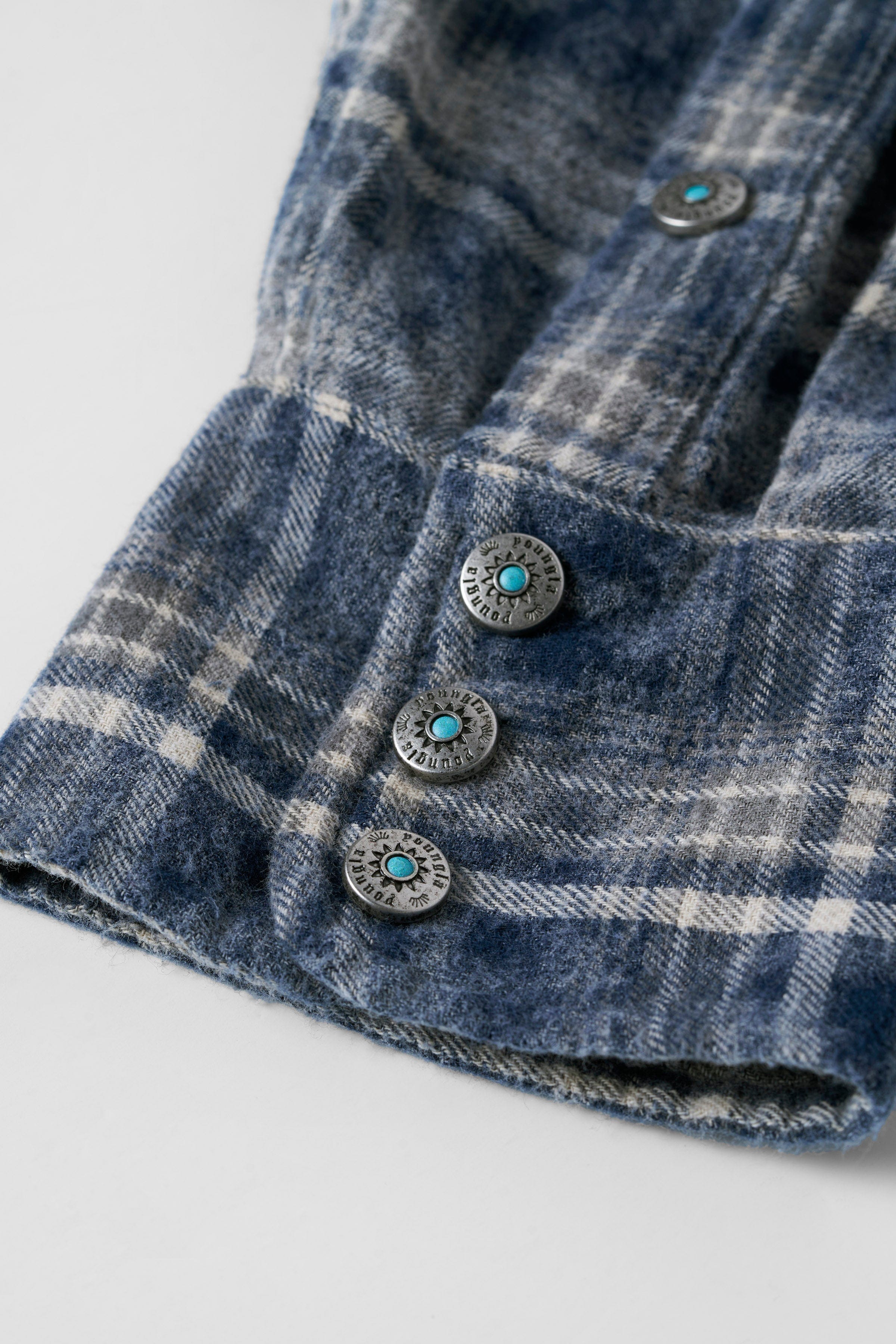 YoungLA 8023 - Outlaw Flannels Navy/White