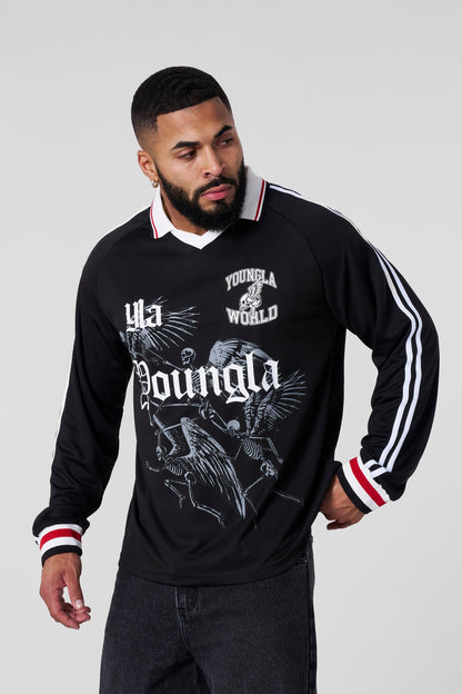 YoungLA 8041  - Eternal Soccer Jersey Black