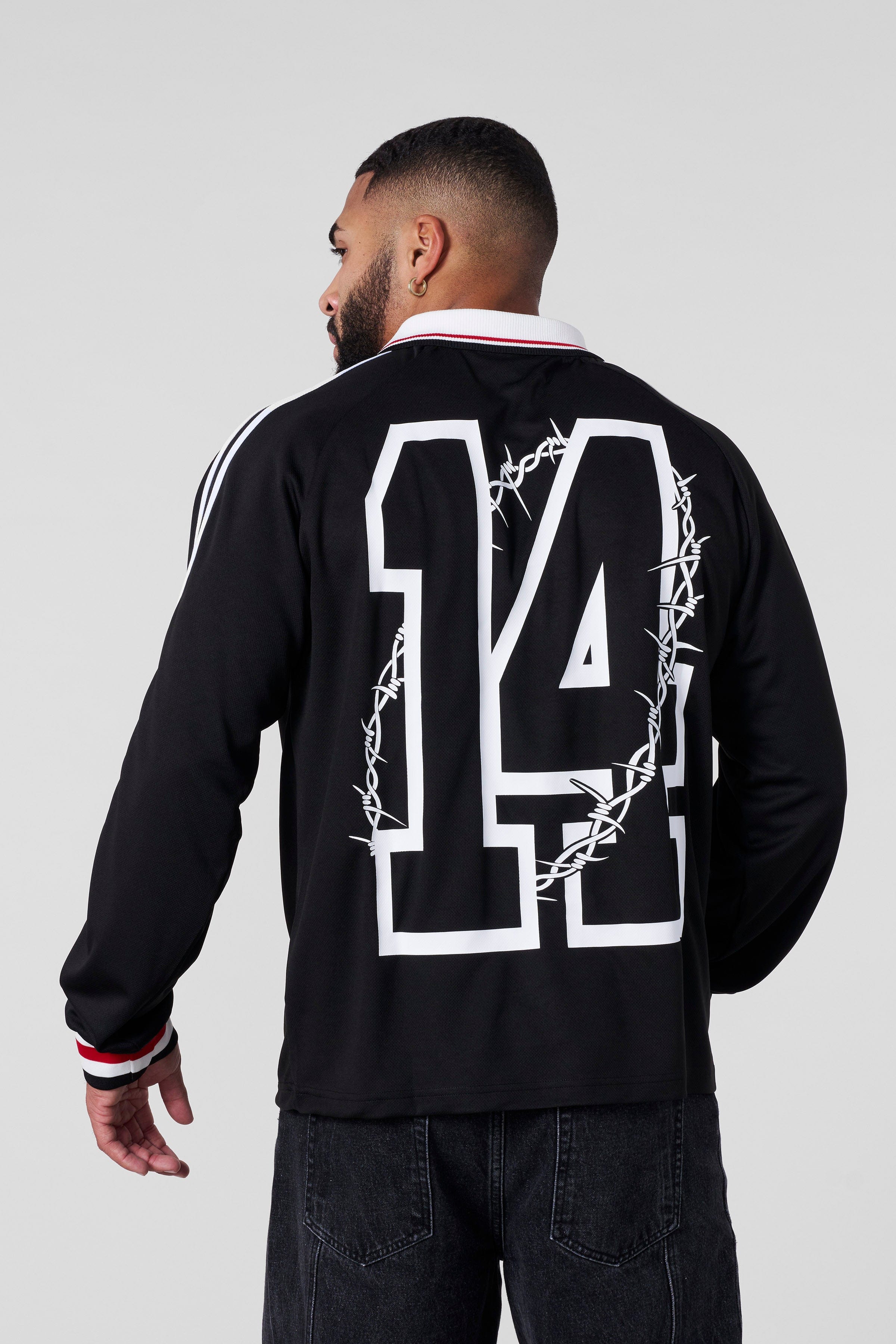 YoungLA 8041  - Eternal Soccer Jersey Black