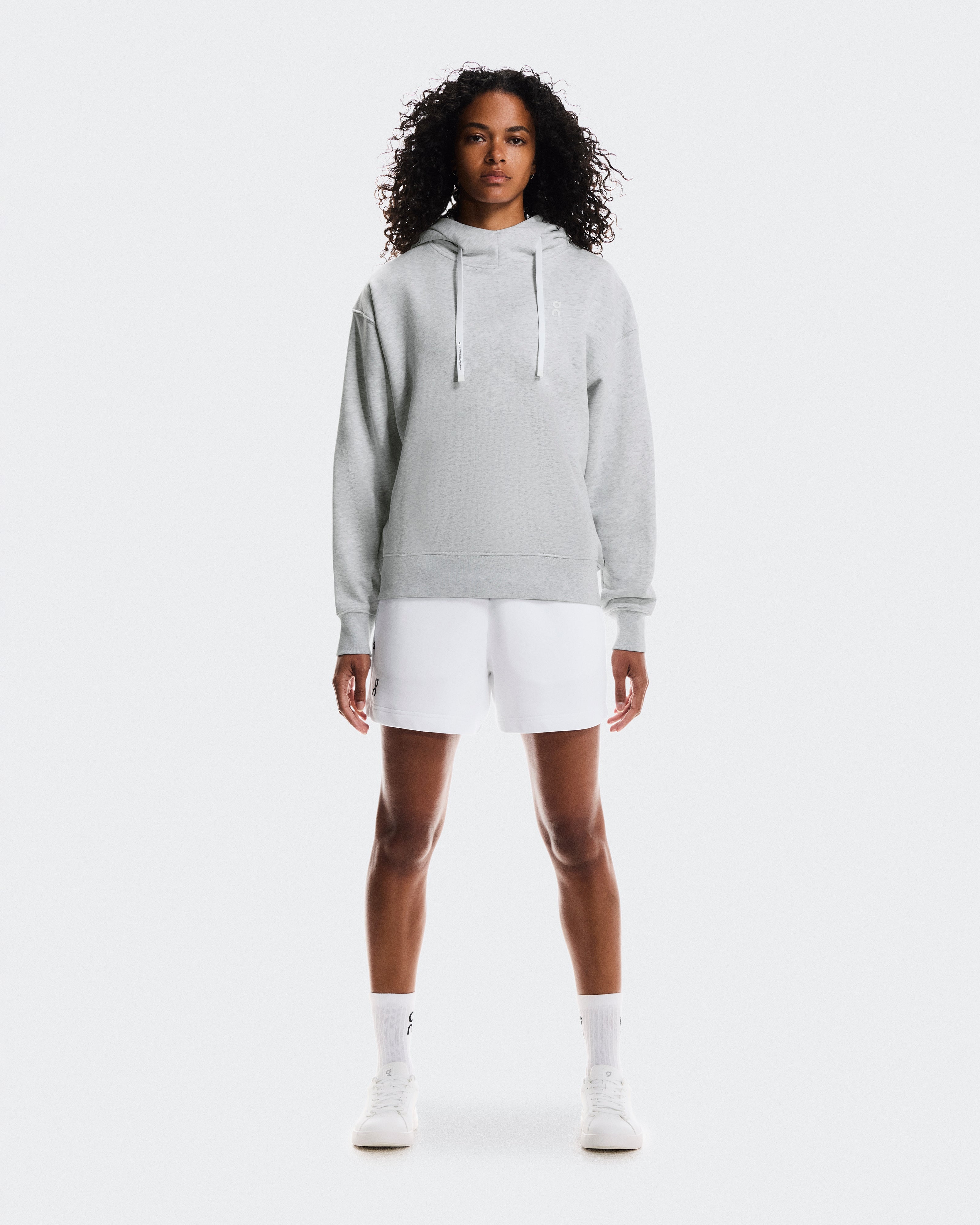 On Club Hoodie Smash Grey Heather (Women's)