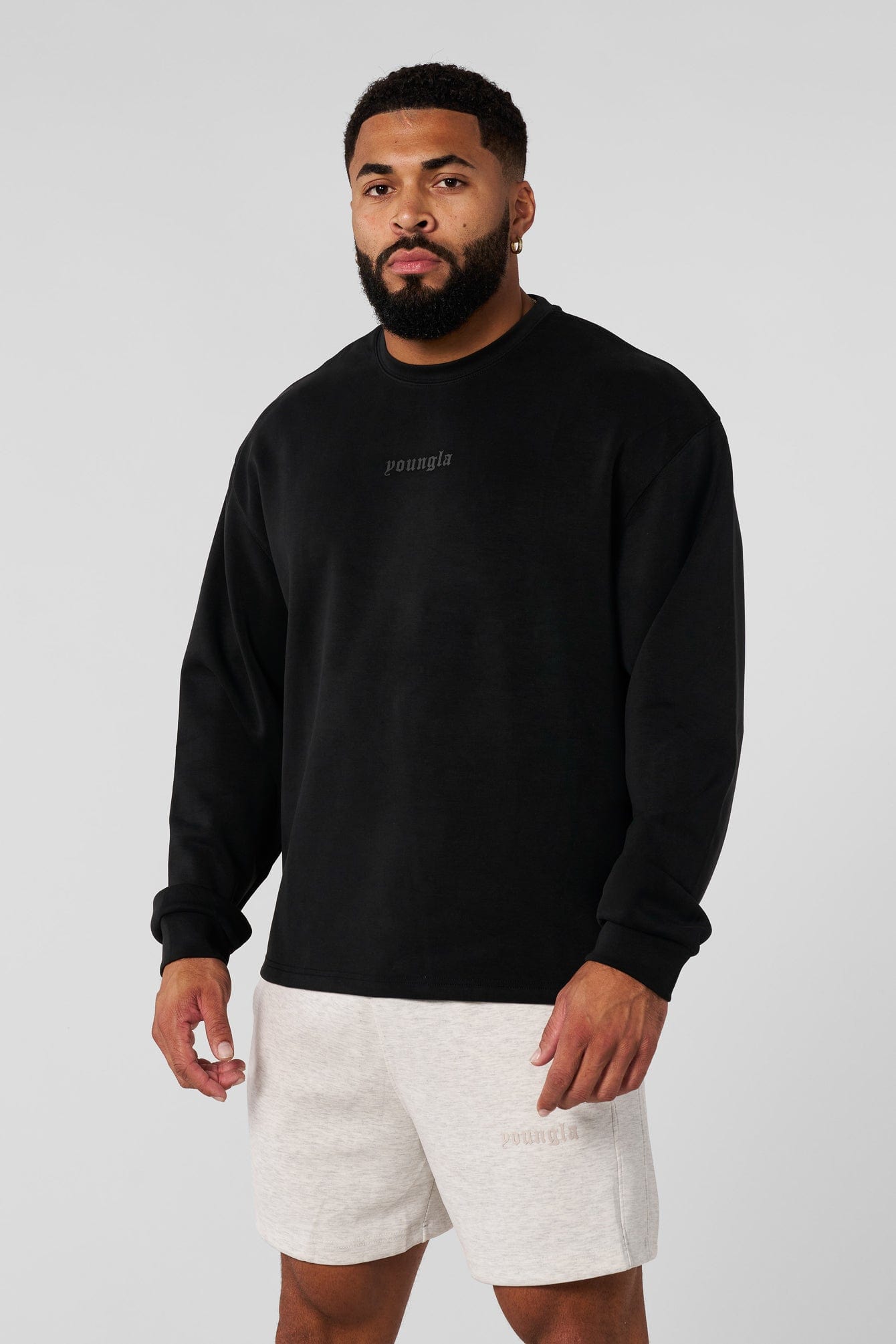 YoungLA 8078 - Soft AF Longsleeves Black
