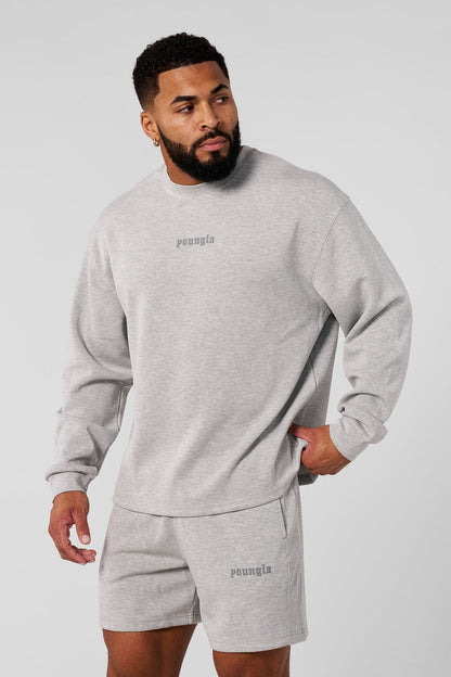 YoungLA 8078 - Soft AF Longsleeves Heather Grey