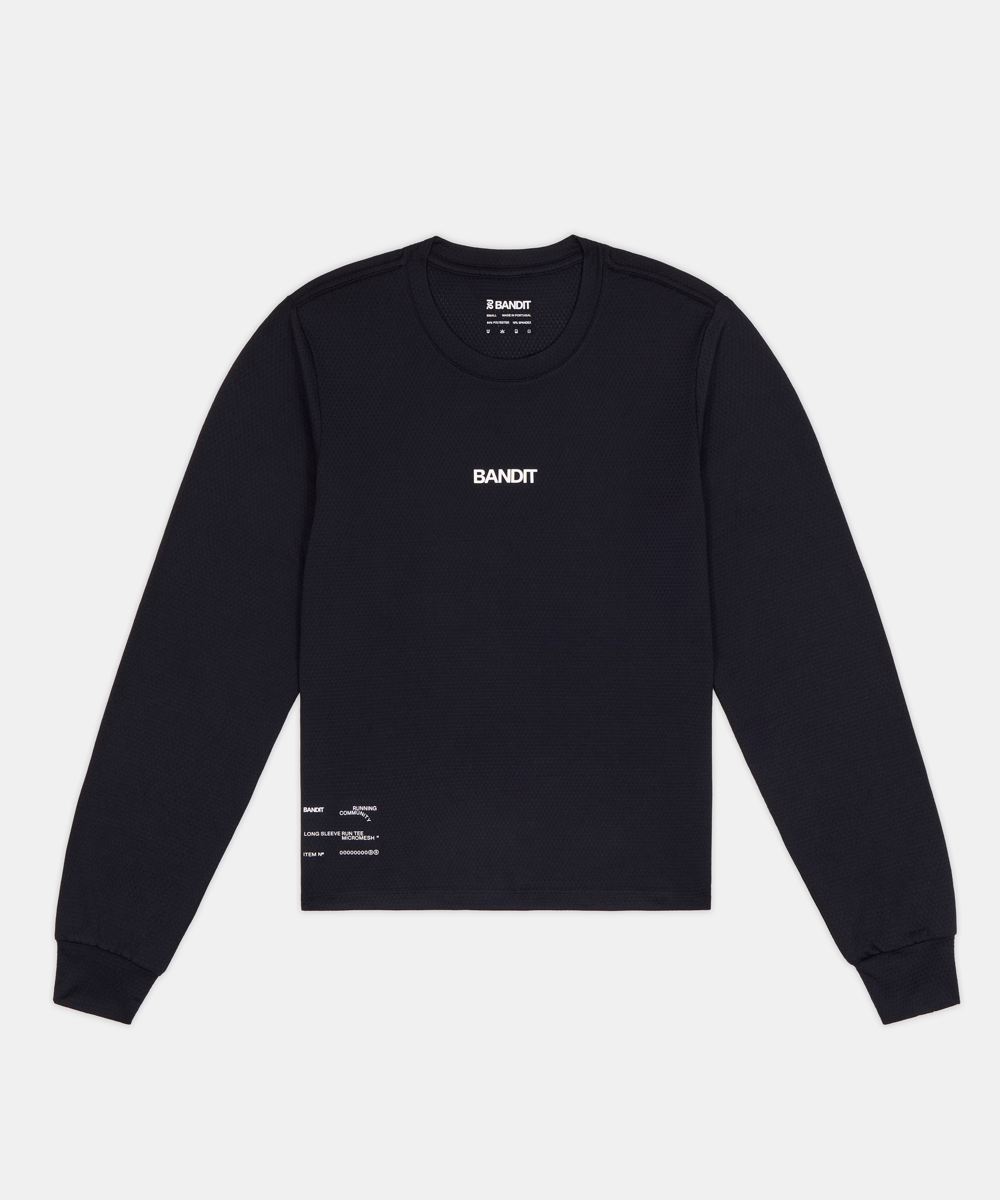 Bandit Womens Micromesh Long Sleeve Black