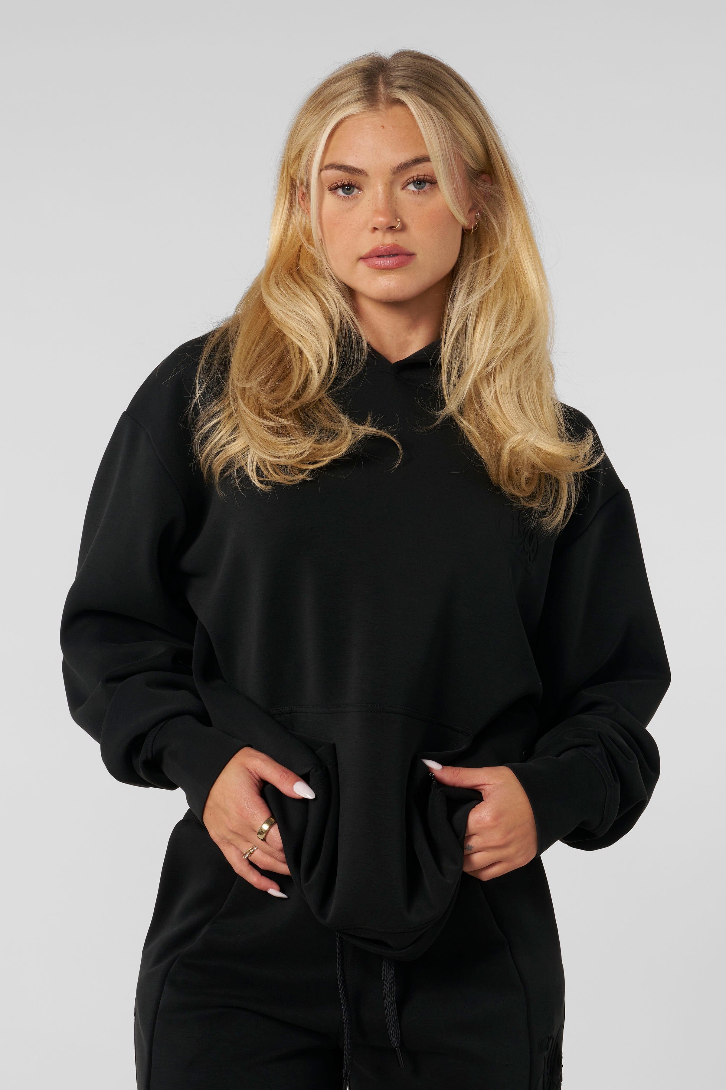 YoungLA W568 - Cloud Hoodie Black