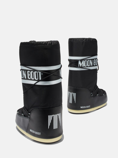 Moon Boot ICON Black Nylon Boots