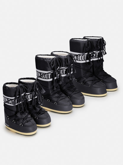 Moon Boot ICON Black Nylon Boots