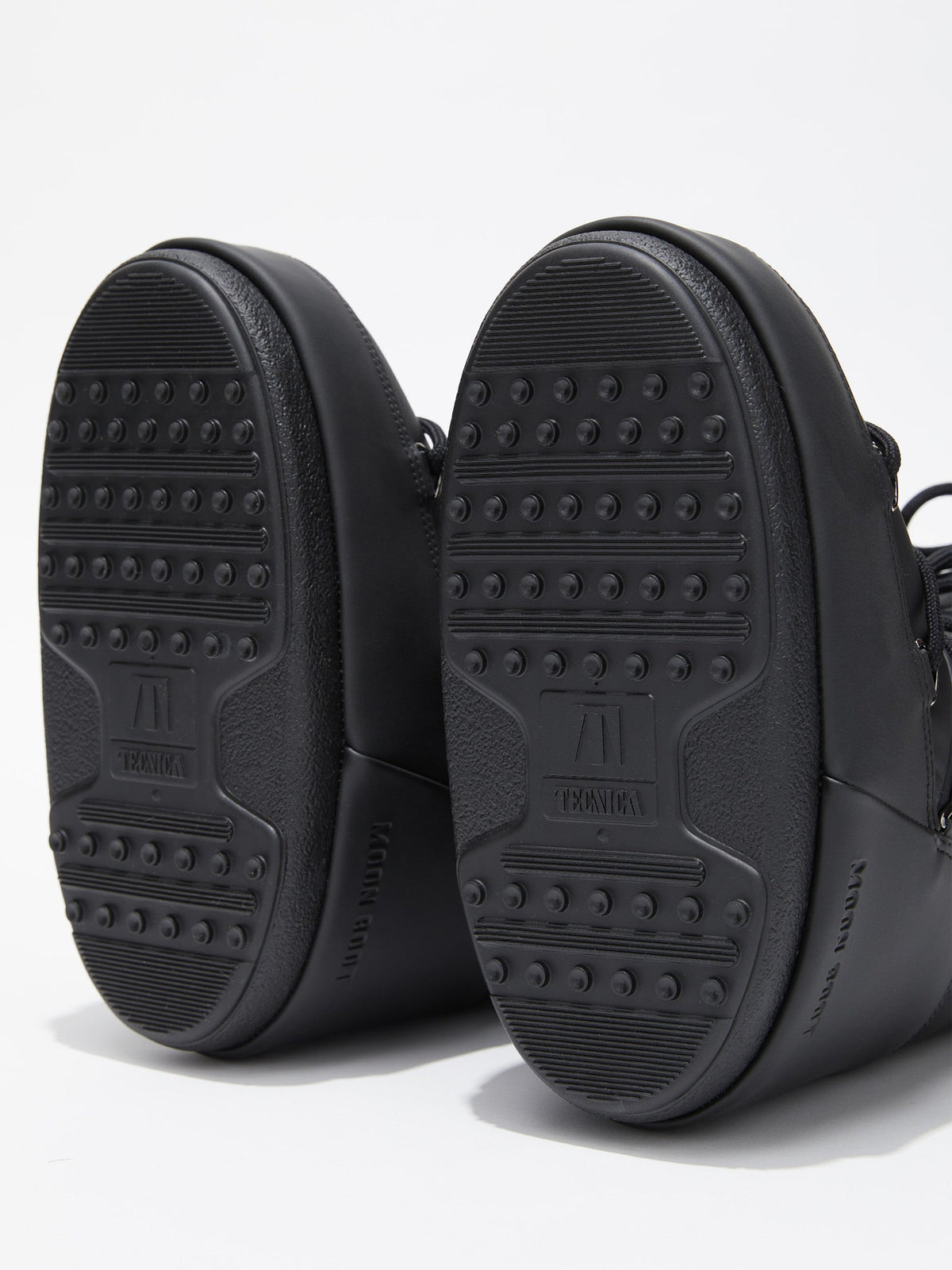 Moon Boot ICON Black Rubber Boots