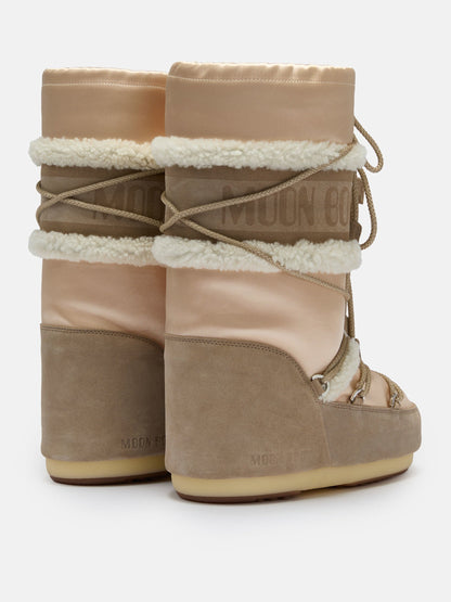 Moon Boot ICON Pearly PLUS PALE Peach & Beige Boots