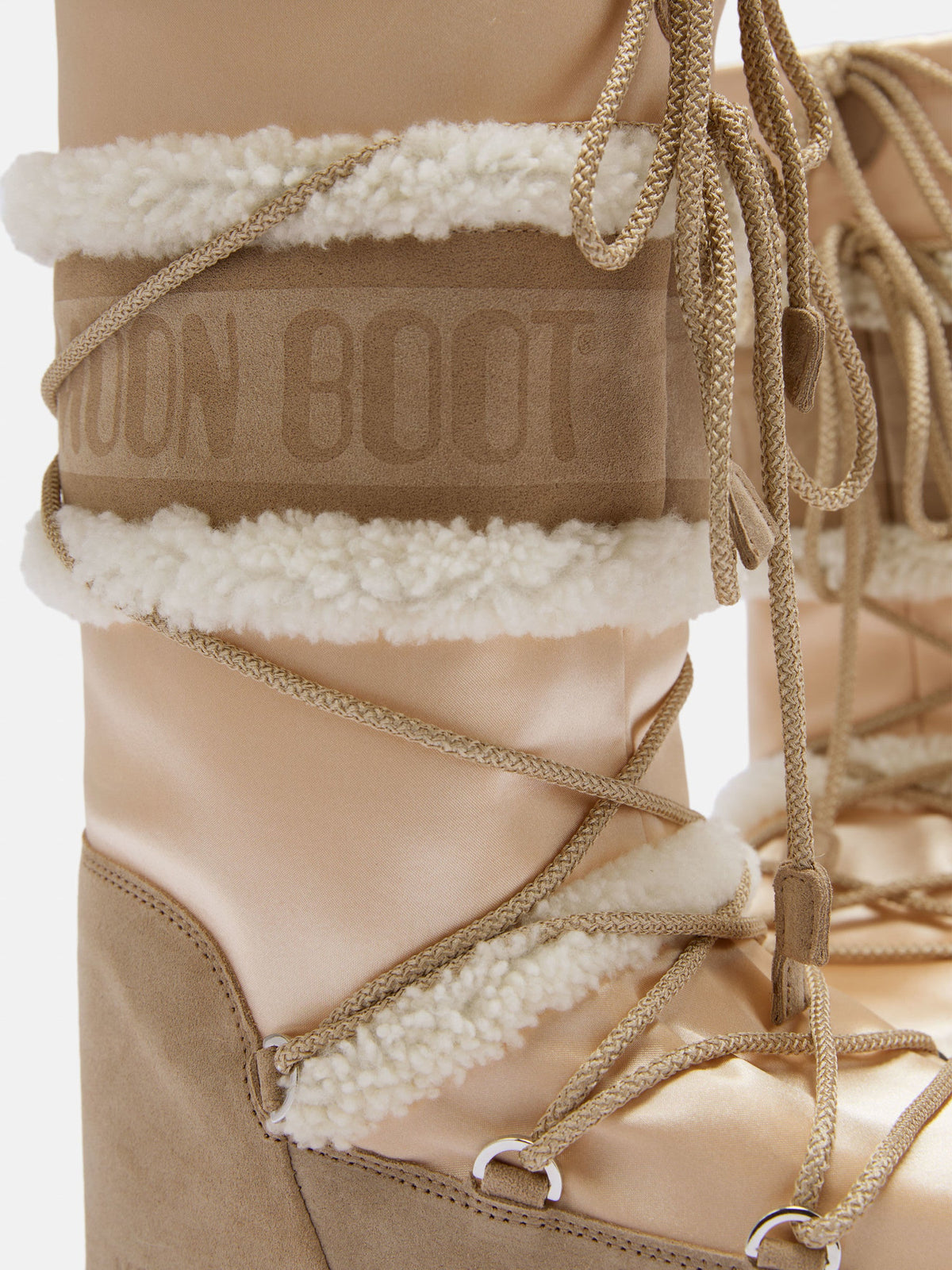 Moon Boot ICON Pearly PLUS PALE Peach & Beige Boots